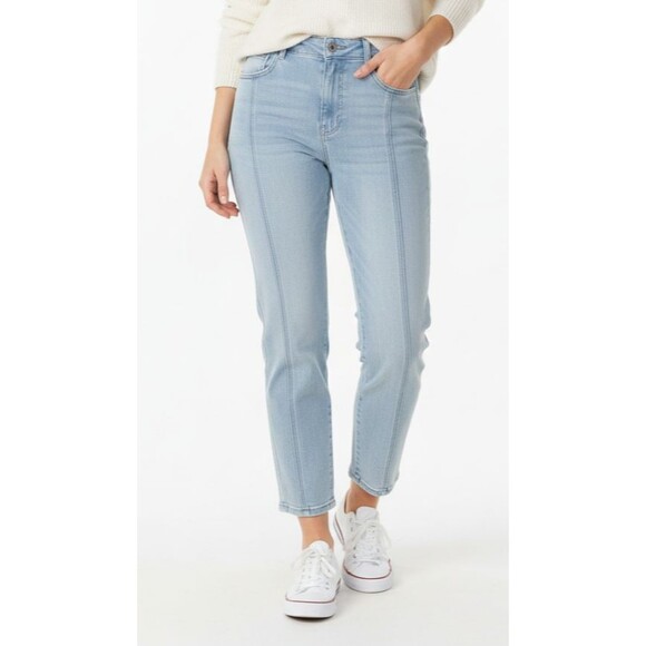 Denim - Halara Jeans Womens Flex Mid Rise Casual Skinny Jeans Blue Size Medium